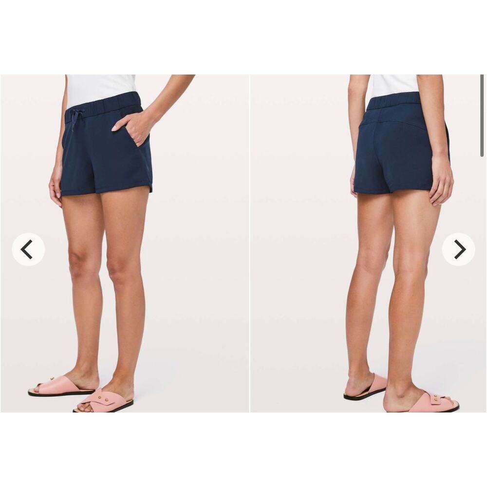 Lululemon On The Fly Short *Woven *2.5" True Navy W7ARNS - Size 12